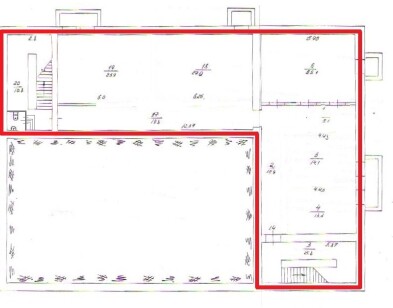 Вінницька обл., Жмеринський р_н, смт. Браїлів, вул. Монастирська, 26. Оренда – приміщення підвалу площею 176,40 кв.м (В)