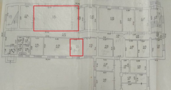 Полтавська обл., Лубенський р-н, смт. Оржиця, вулиця Центральна, 18. Оренда – приміщення 1-го поверху загальною площею 66,10 кв.м. (В)