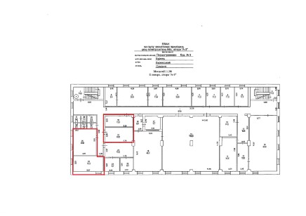 Сумська область, Конотопський р-н, м. Буринь, вул. Першотравнева, буд. 5. Оренда – приміщення 2-го поверху площею 70,80 кв. м. (В)