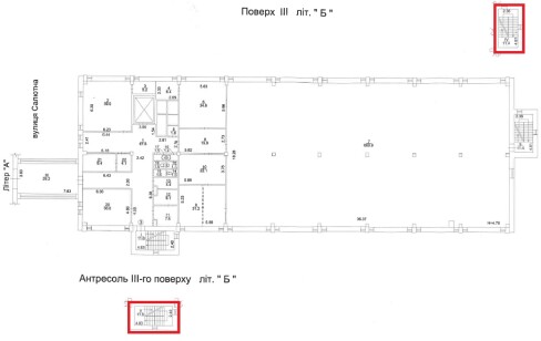 м. Київ, вул. Салютна, 5-А, літ. «Б» (В). Оренда – приміщення 3-го та 4-го поверху, площею 992,80 м2