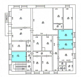 Вінницька обл., Вінницький р-н, м. Немирів, вул. Костельна, 20. Оренда – Приміщення 2-го поверху адміністративного будинку площею 22,6 кв. м. (В)