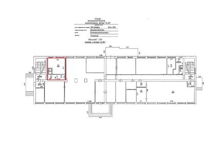 Сумська обл., Роменський р-н, смт. Липова Долина, вул. Загорянка, буд. 2. Оренда – офісні приміщення 1-го поверху площею 25,70 кв.м. (В)