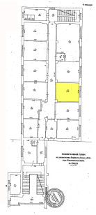 м. Харків, вул.Конторська,14 Оренда – приміщення четвертого поверху площею 25,8 кв.м (В) 