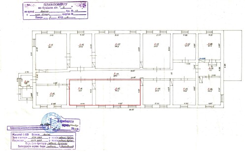 Вінницька обл., Вінницький р-н, смт Літин, вул. Соборна, 47. Оренда – приміщення площею 59,70 кв.м. (В)