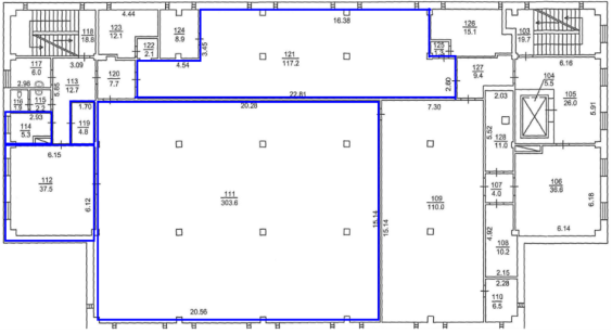 Довгострокова оренда! Дніпропетровська обл., м. Кривий Ріг, вул. Героїв Маріуполя, 71. Оренда – група приміщень 4-го поверху загальною площею 468,40 кв.м. (В)