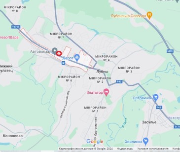 Довгострокова оренда! Полтавська обл., м. Лубни, проспект Володимирський, 118. Оренда – будівля площею 685,10 кв.м. (В)