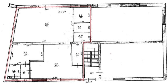 Чернігівська обл., м. Городня, вул. 1 Травня, 48. Оренда – приміщення 2-го поверху площею 143,40 кв.м.(В)