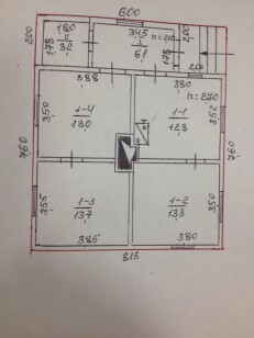 Полтавська обл., Лубенський р-н, с. Новоаврамівка, вул. Центральна, буд. 14. Оренда – Будівля площею 62,10 кв.м. (В)