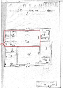 Сумська обл., Шосткинський р-н, с. Івот, вул. Центральна, буд. 37А. Оренда – нежитлове приміщення (частина виробничої будівлі, склад) площею 54,10 кв. м. (В)