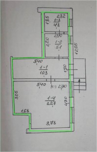 Полтавська обл., Лубенський р-н, с. Козубівка, вул. Шевченка, буд. 25. Оренда – частина будівлі площею 42,40 кв.м. (В)