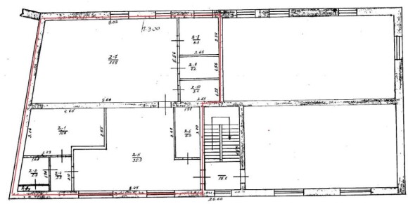 Чернігівська обл., м. Городня, вул. 1 Травня, 48. Оренда – приміщення 2-го поверху площею 143,40 кв.м.(В)