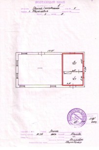 Вінницька обл., Жмеринський р-н, с. Тарасівка, вул. Шевченка, 5. Оренда – приміщення площею 22,10 кв.м. (В)